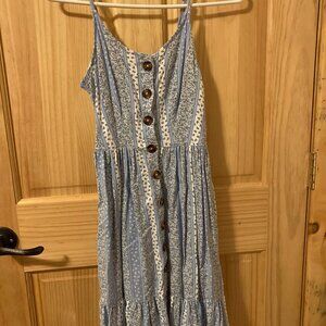 Japna blue and white floral sundress